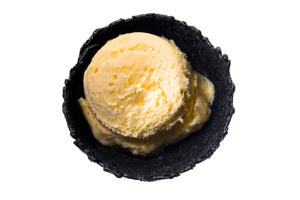 Eiskugel Vanille