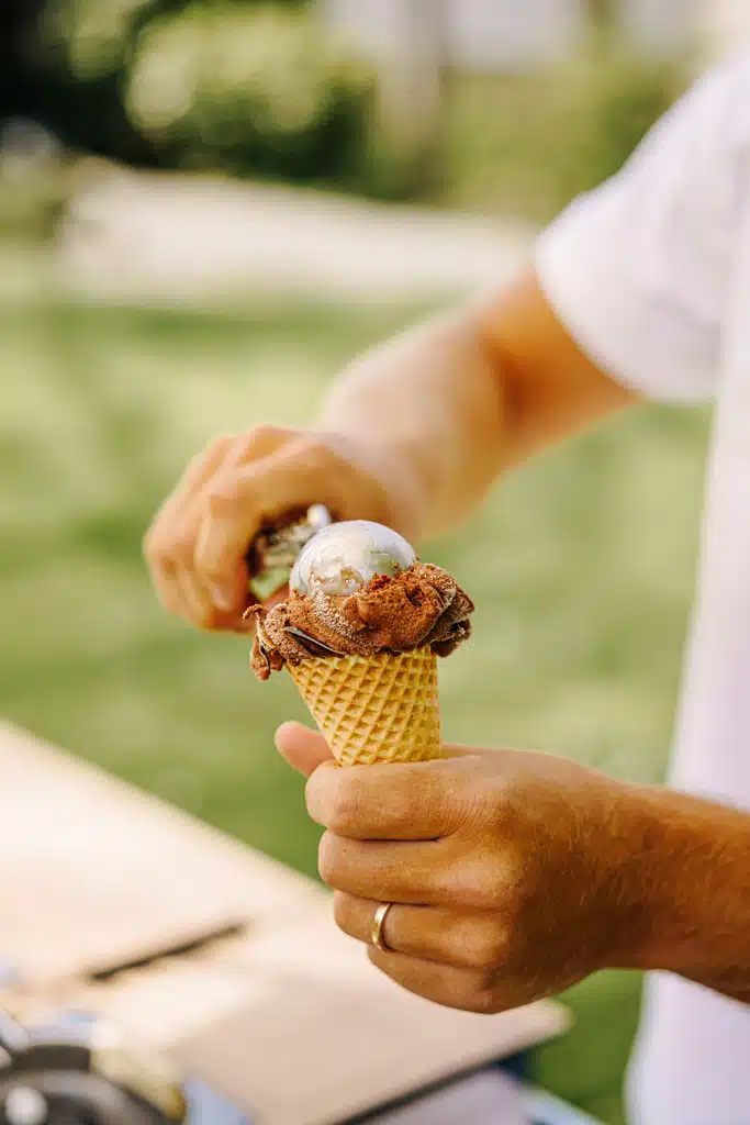 Eisfahrrad mieten mobile eistheke sommerfest catering handgemachtes eis