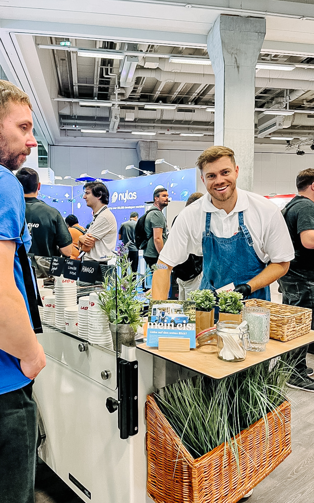 Eisfahrrad mieten mobile eistheke sommerfest catering handgemachtes eis