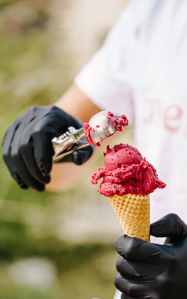 Eisfahrrad mieten mobile eistheke sommerfest catering handgemachtes eis