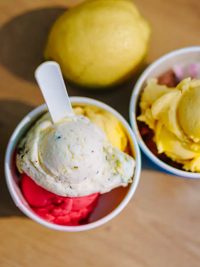 Eisfahrrad mieten mobile eistheke sommerfest catering handgemachtes eis